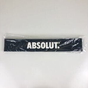 New Absolut Vodka Black White 3D Rubber Spill Bar Rail Mat Barware Man Cave